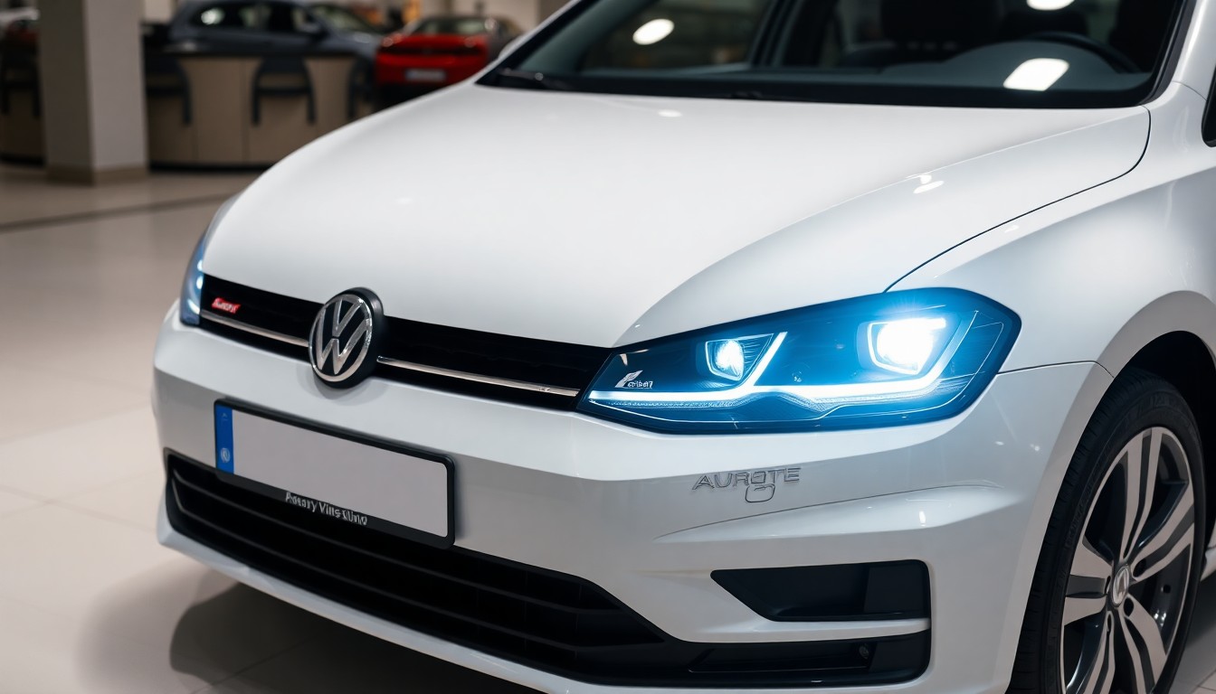 Volkswagen Golf kiralık araç iç görünüm