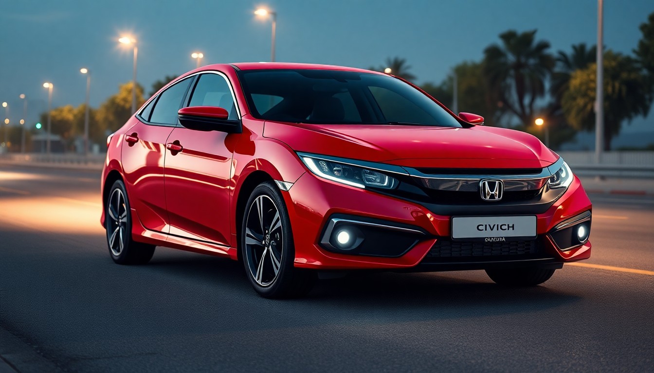 Honda Civic kiralık araç