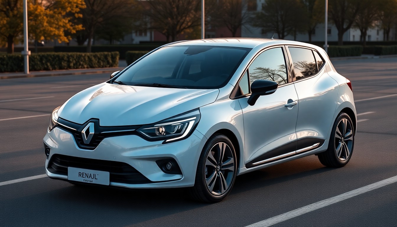 Renault Clio kiralık araç iç görünüm