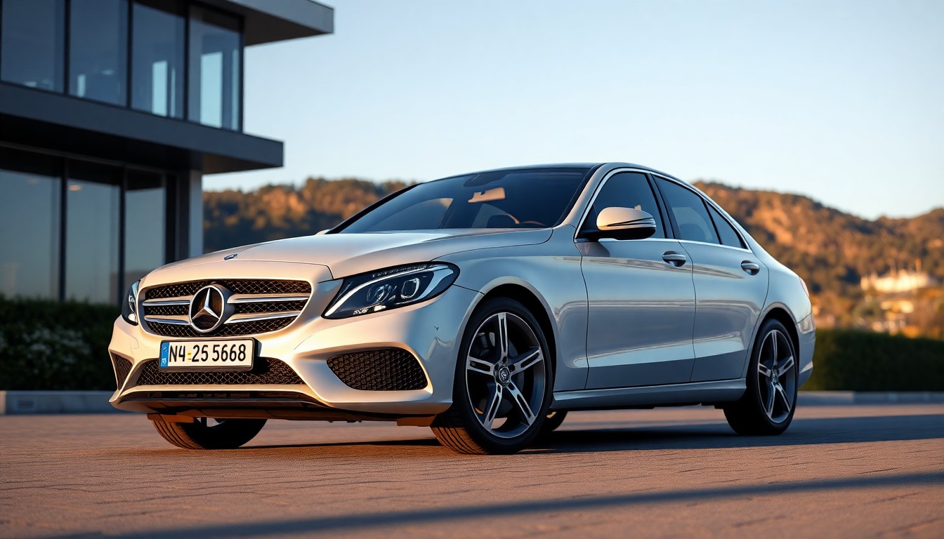 Mercedes-Benz C Serisi arkadan görünüm