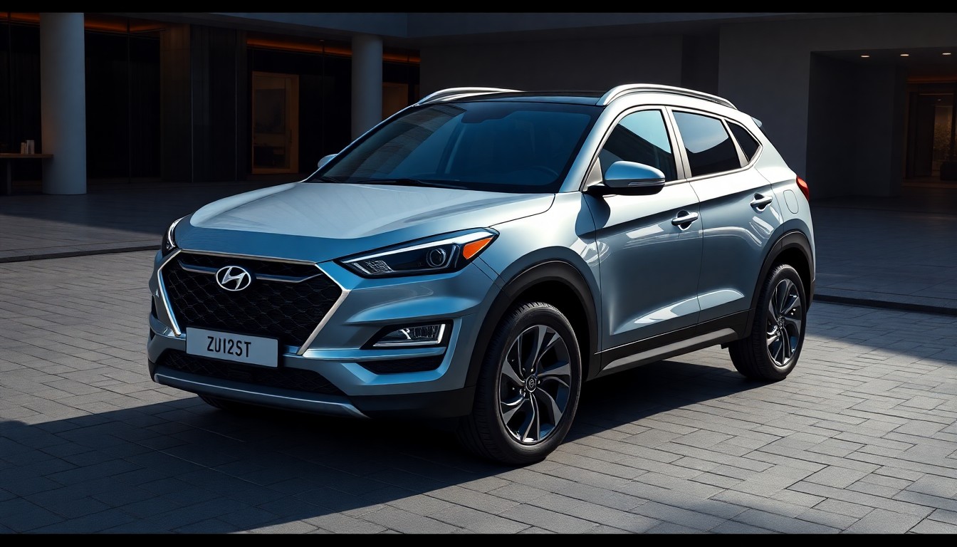 Hyundai Tucson kiralık araç iç görünüm