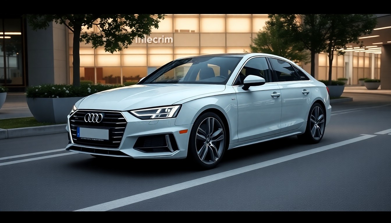 Audi A4 kiralık araç iç görünüm