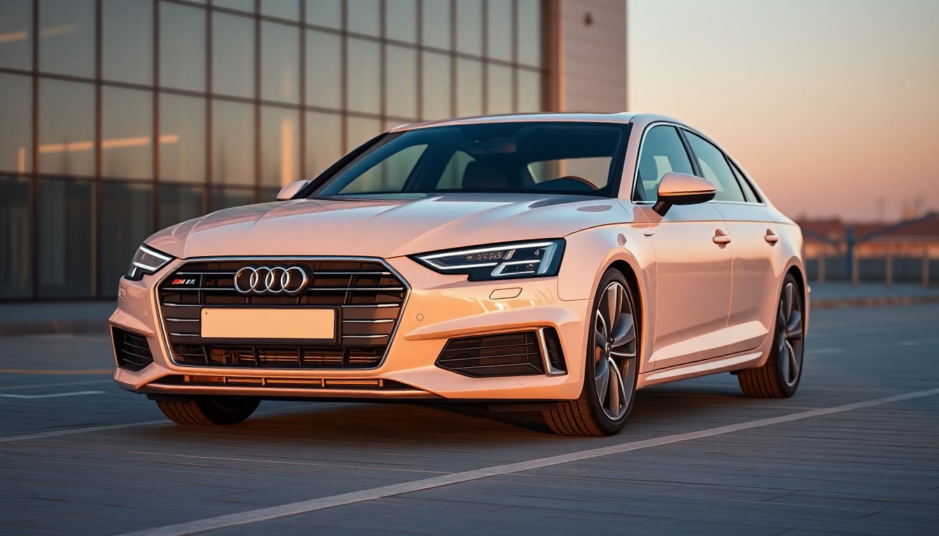 Audi A4 yandan görünüm
