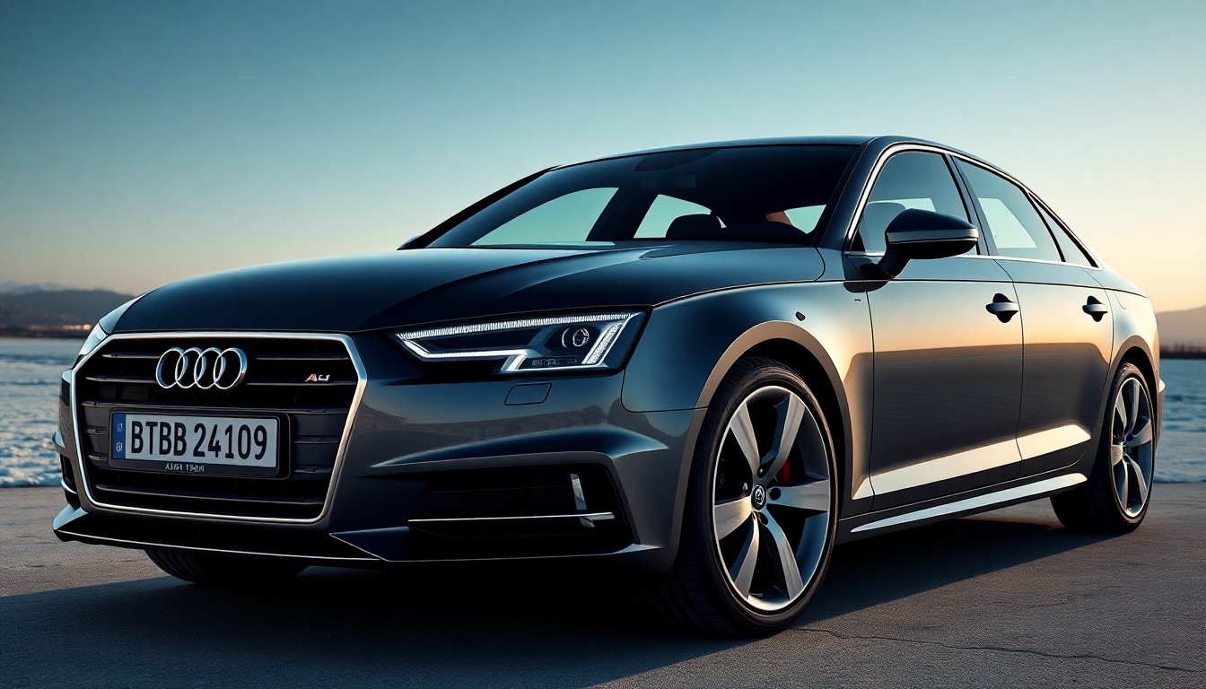 Audi A4 arkadan görünüm